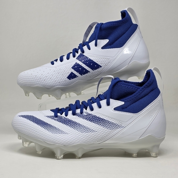 adidas Adizero Impact Football Cleats Mens Size 9 White Shoes IF2478 New